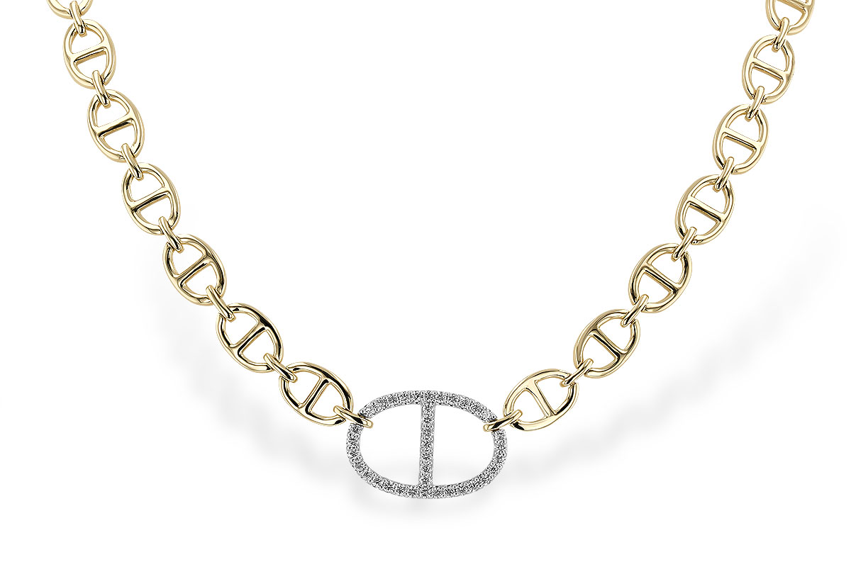 E319-81398: NECKLACE .65 TW (17")