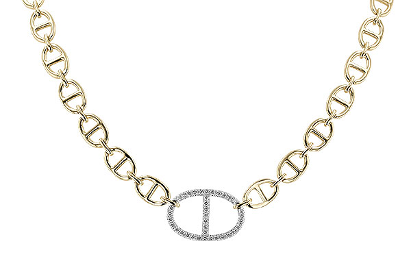 E319-81398: NECKLACE .65 TW (17")