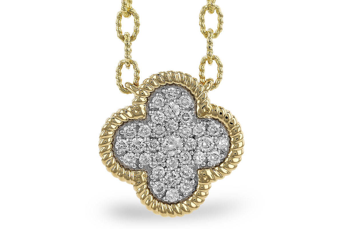 E319-81416: NECKLACE .32 TW (18")