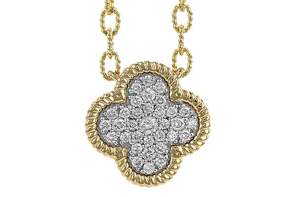E319-81416: NECKLACE .32 TW (18")
