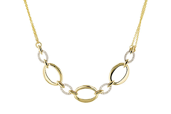 E320-65016: NECKLACE .50 TW (18")