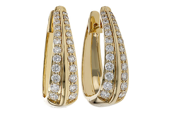 E320-66862: EARRINGS 2.00 TW