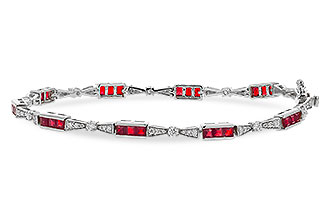 E320-69589: BRACELET 2.05 RUBY 2.70 TGW (7")