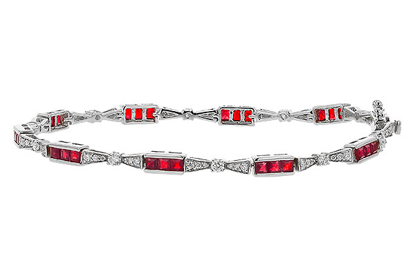 E320-69589: BRACELET 2.05 RUBY 2.70 TGW (7")