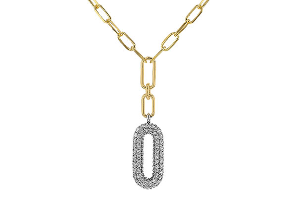 E320-71398: NECKLACE .96 TW (18")