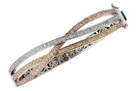 F046-10525: BANGLE BRACELET 2.00 TW