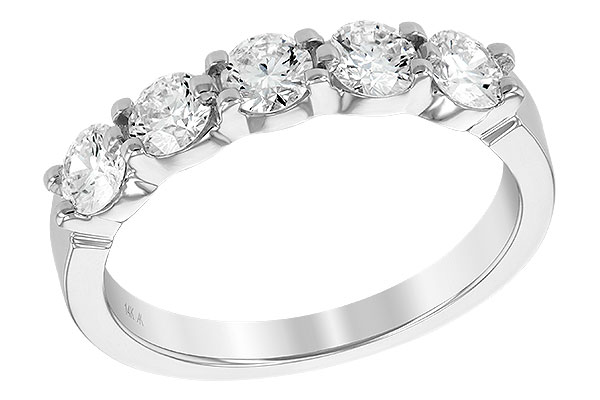 F231-58653: LDS DIA WED RG 1.00 TW (5 STONES)