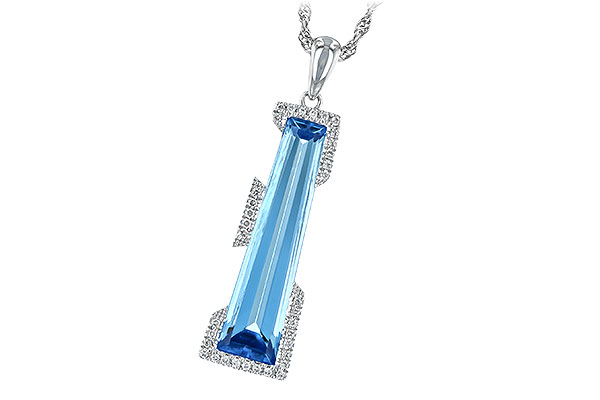 F235-20462: NECK 5.18 BLUE TOPAZ 5.28 TGW