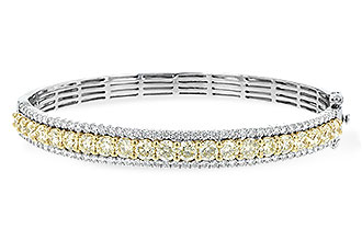 F235-21398: BANGLE 4.20 YELLOW DIAS 5.63 TW