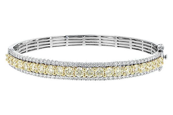 F235-21398: BANGLE 4.20 YELLOW DIAS 5.63 TW