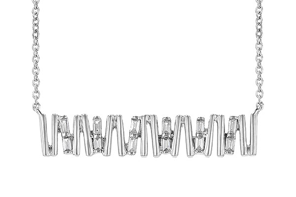 F236-14116: NECK .15 TW BAGUETTE DIAS