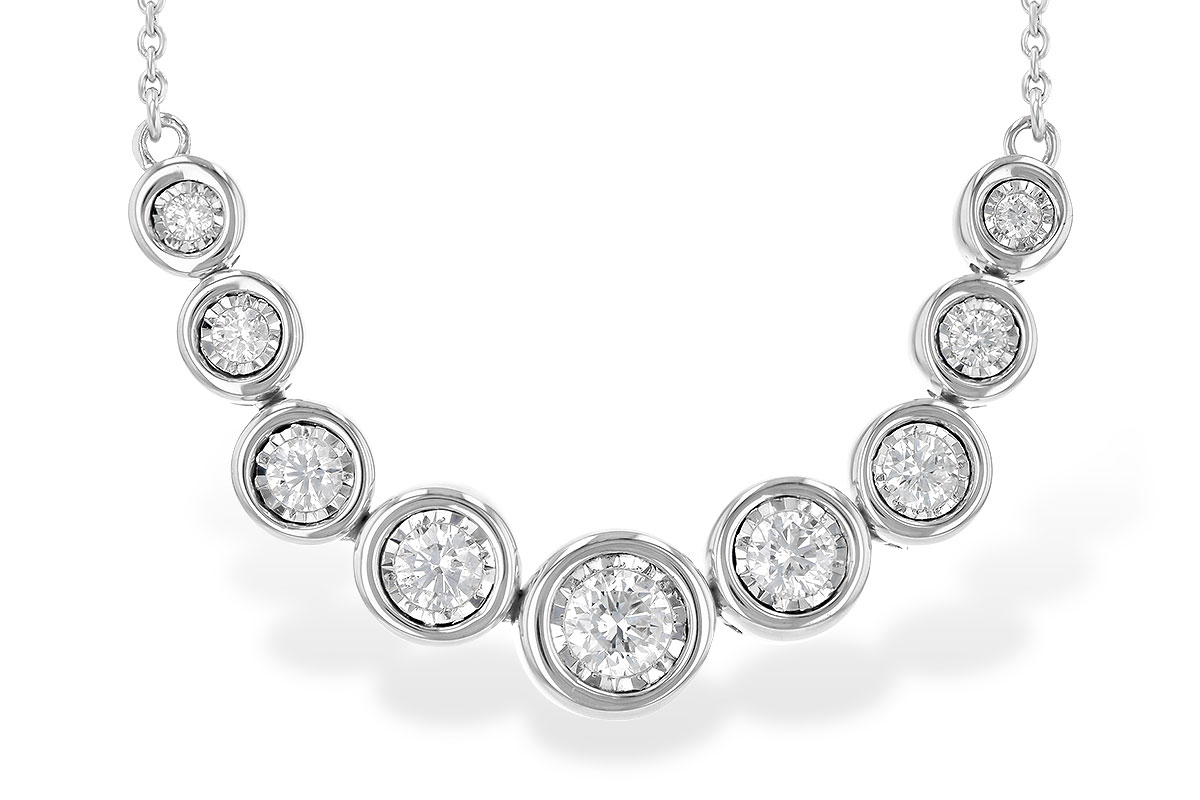 F236-15953: NECKLACE .50 TW