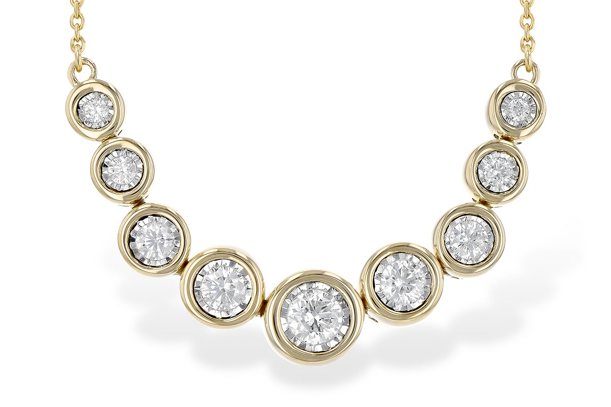 F236-15953: NECKLACE .50 TW