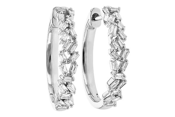 F318-85071: EARR .26 TW BAGUETTES
