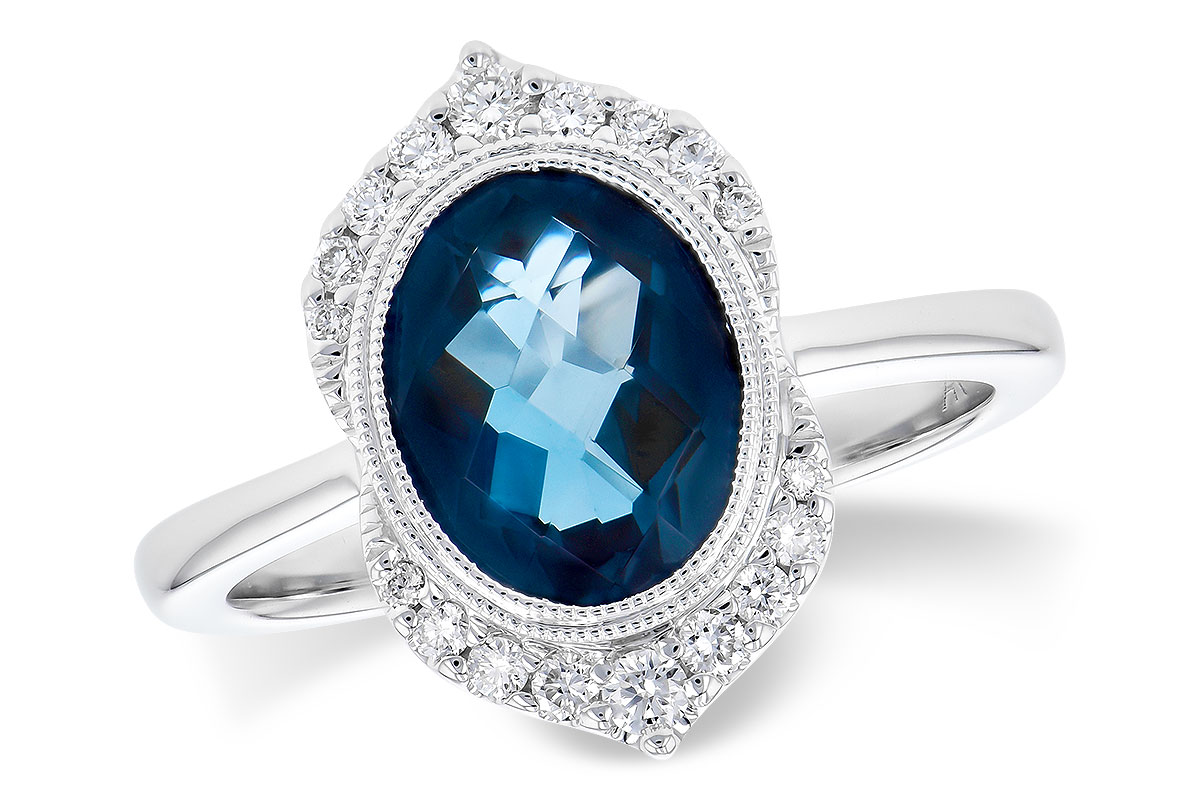 F318-89607: LDS RG 1.86 LONDON BLUE TOPAZ 2.00 TGW