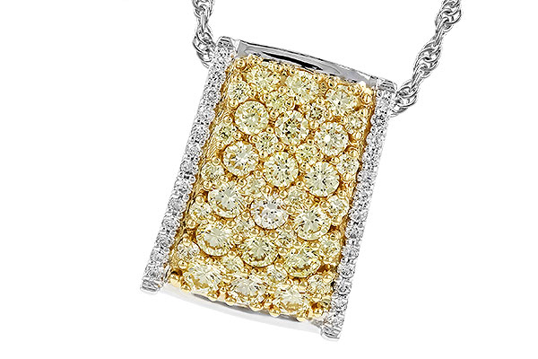 F319-75025: NECK 1.18 YELLOW DIAS 1.35 TW