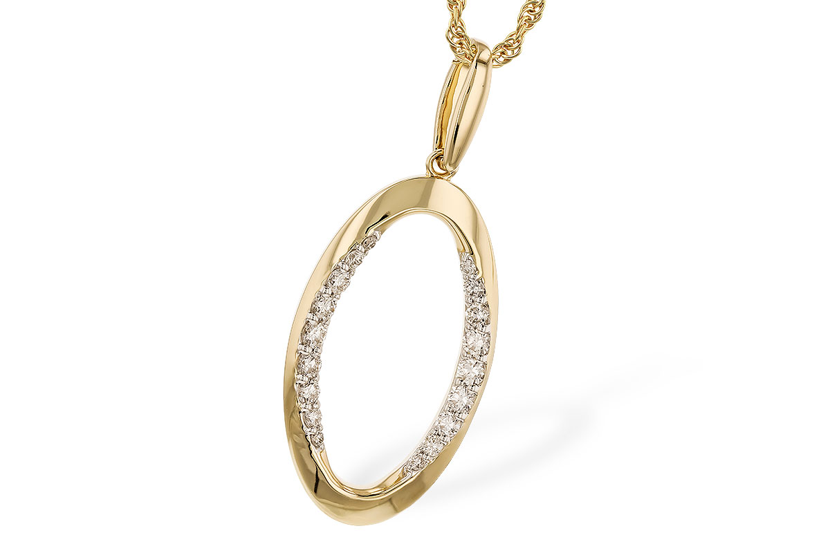 F319-77780: NECKLACE .32 TW