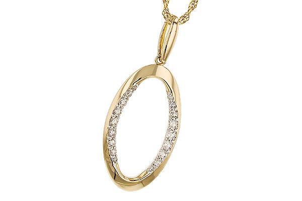F319-77780: NECKLACE .32 TW