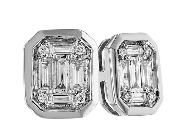 F319-79607: EARRINGS .24 BAG .28 TW