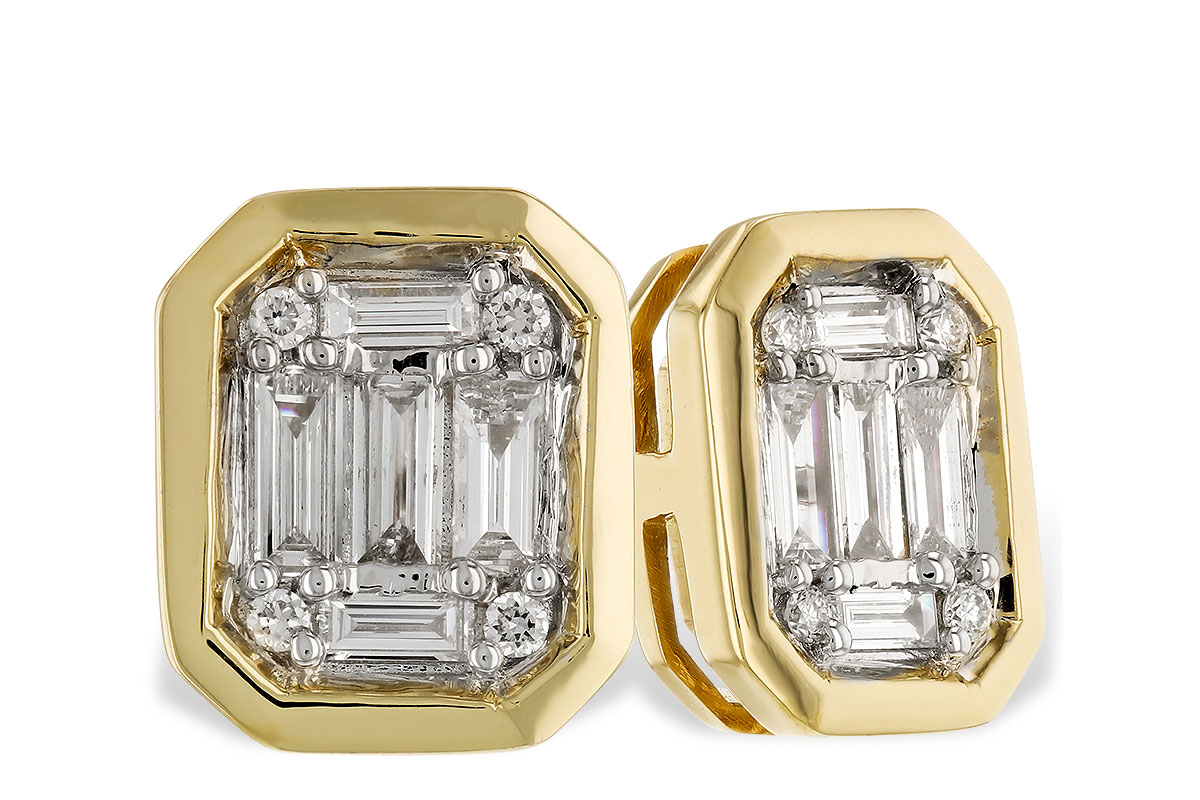 F319-79607: EARRINGS .24 BAG .28 TW