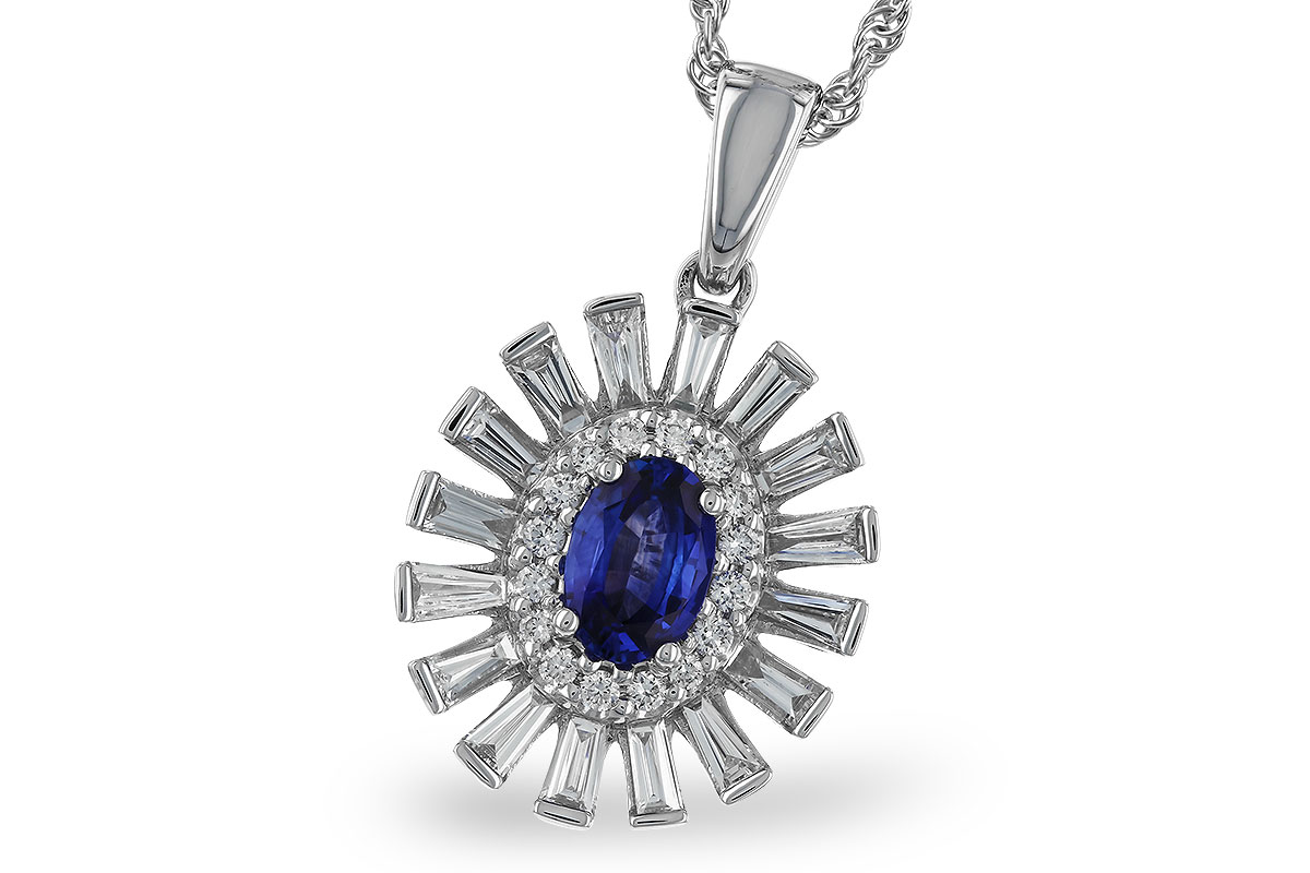 F319-80480: NECK .60 SAPPHIRE TW 1.12 TGW (6x4MM SAPP)