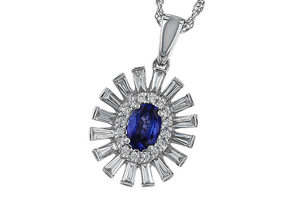 F319-80480: NECK .60 SAPPHIRE TW 1.12 TGW (6x4MM SAPP)