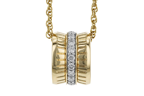F319-80498: NECKLACE .24 TW