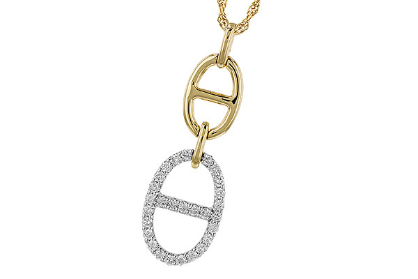 F319-81398: NECKLACE .40 TW