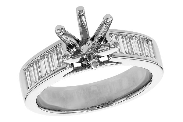 F320-64153: LDS SEMI DIA RG .50 TW BAGUETTES
