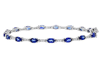 F320-65998: BRACELET 4.92 SAPPHIRE 5.24 TGW (7")