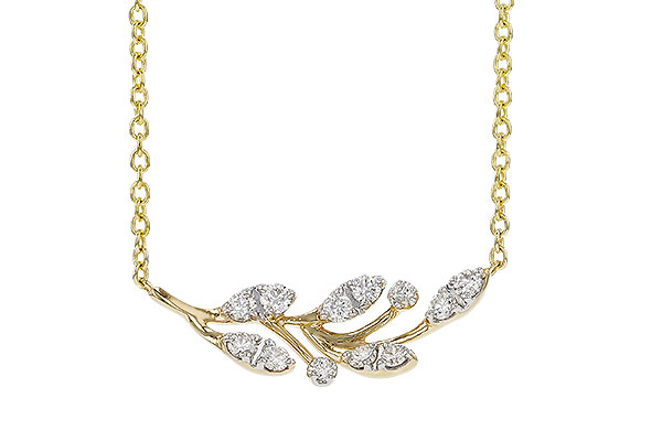 F320-66825: NECKLACE .32 TW (18")