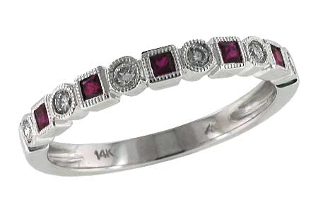 G142-52362: LDS WED RG .18 RUBY .30 TGW