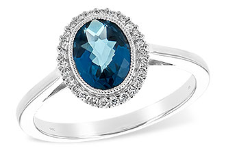 G235-19571: LDS RG 1.27 LONDON BLUE TOPAZ 1.42 TGW