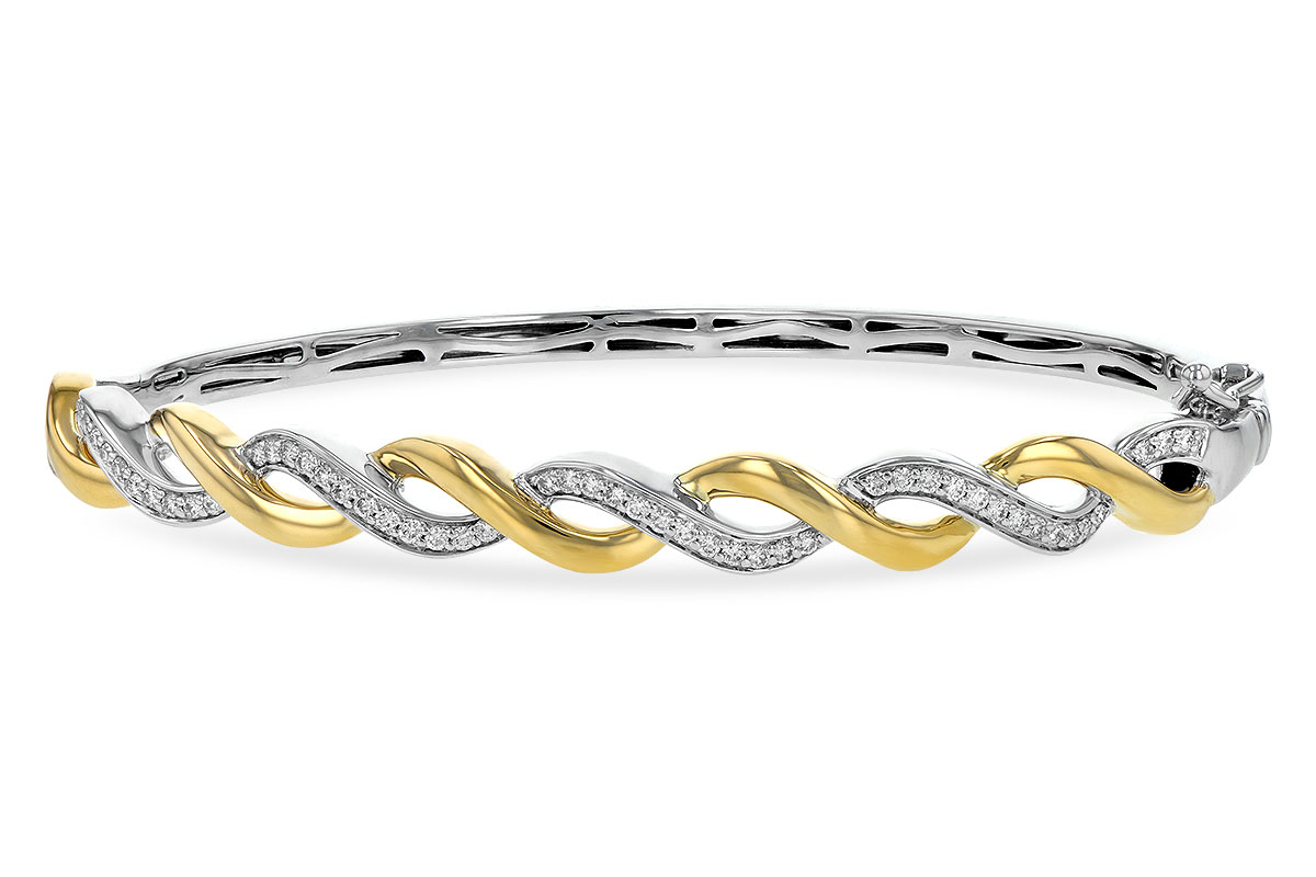 G235-23234: BANGLE BRACELET .42 TW