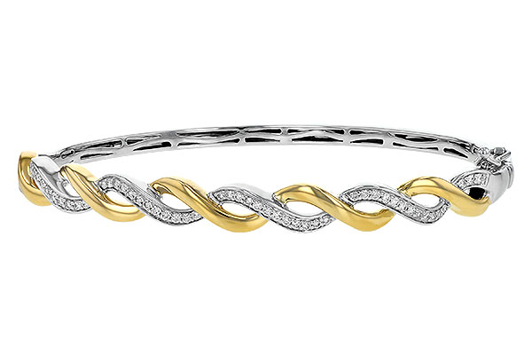 G235-23234: BANGLE BRACELET .42 TW