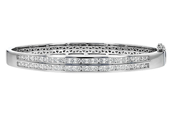 G235-26880: BANGLE BRACELET 2.00 TW (2 ROW)