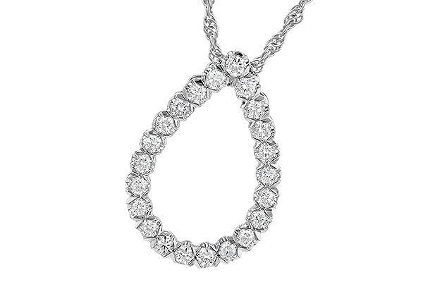 G236-15053: NECKLACE .50 TW