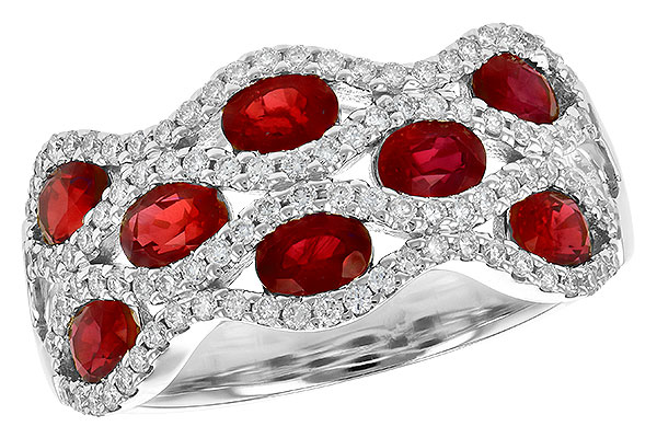 G236-15071: LDS WED RG 1.80 TW RUBY 2.18 TGW