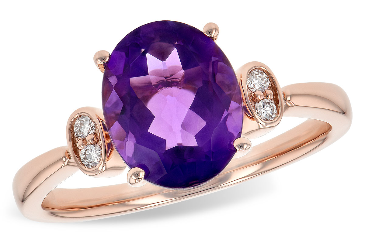 G236-17734: LDS RG 2.10 AMETHYST 2.16 TGW (10x8MM AMY)