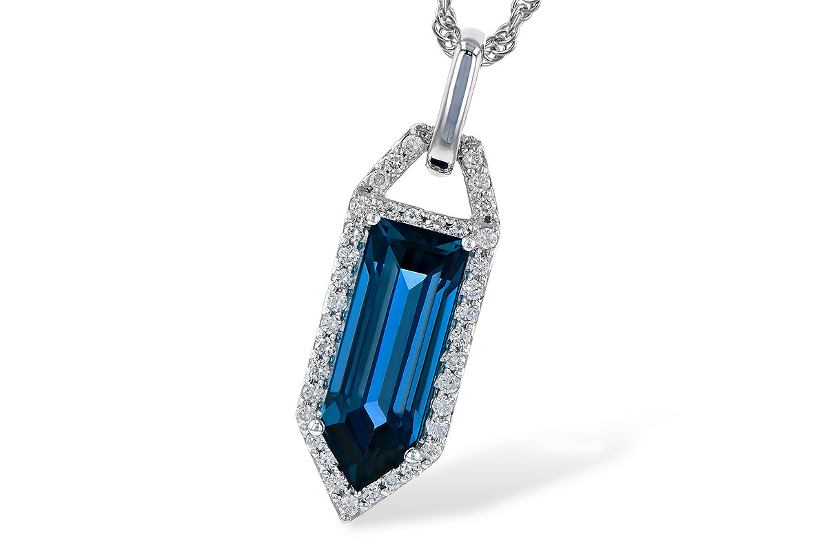 G318-84098: NECK 2.95 LONDON BLUE TOPAZ 3.12 TGW
