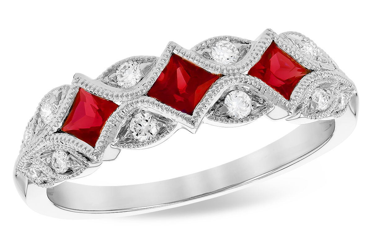 G318-85071: LDS WED RG .55 RUBY .70 TGW