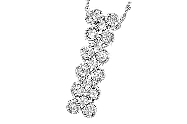 G318-89580: NECKLACE .33 TW
