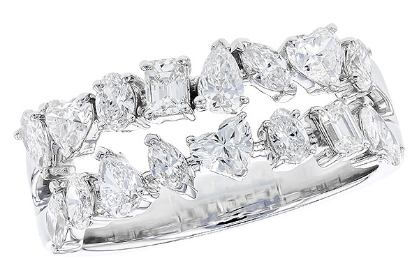 G319-75962: LDS DIA WED RG 1.38 TW FANCY CUT DIAS