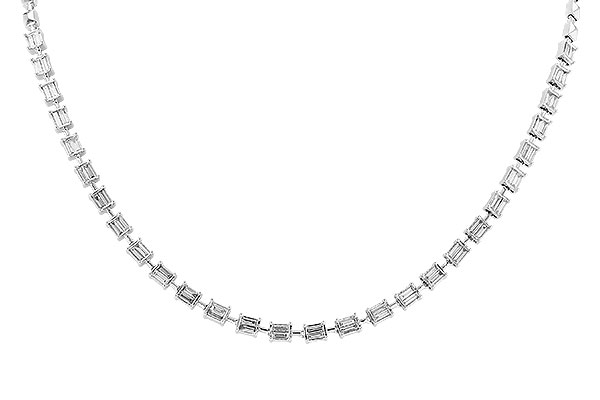 G319-76853: NECKLACE 2.02 TW BAGUETTE