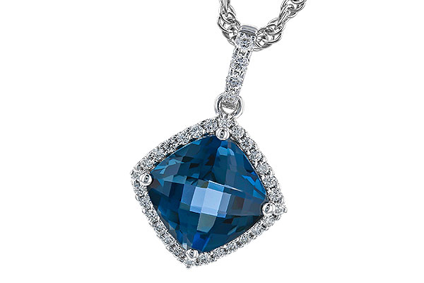 G319-76862: NECK 1.09 LONDON BLUE TOPAZ 1.20 TGW