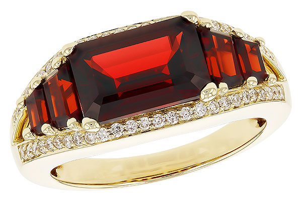 G319-77771: LDS RG 4.20 TW GARNET 4.45 TGW