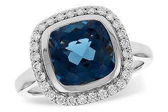 G319-79580: LDS RG 3.85 LONDON BLUE TOPAZ 4.15 TGW (9MM LBT)