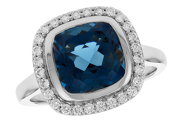 G319-79580: LDS RG 3.85 LONDON BLUE TOPAZ 4.15 TGW (9MM LBT)