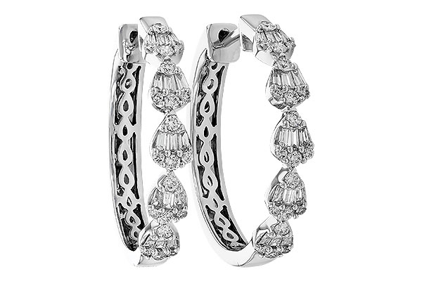 G319-79598: EARRINGS .20 BAG .47 TW