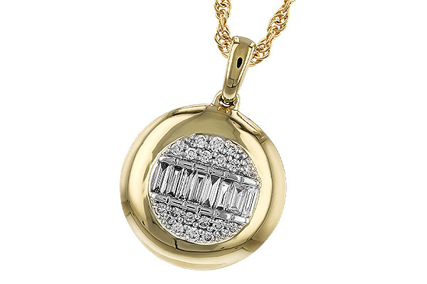 G319-81389: NECKLACE .10 BAG .17 TW
